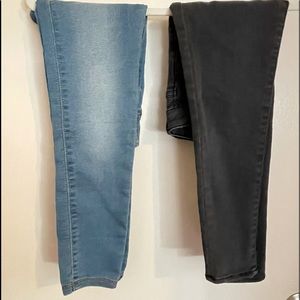 Two pairs of kids jeggings